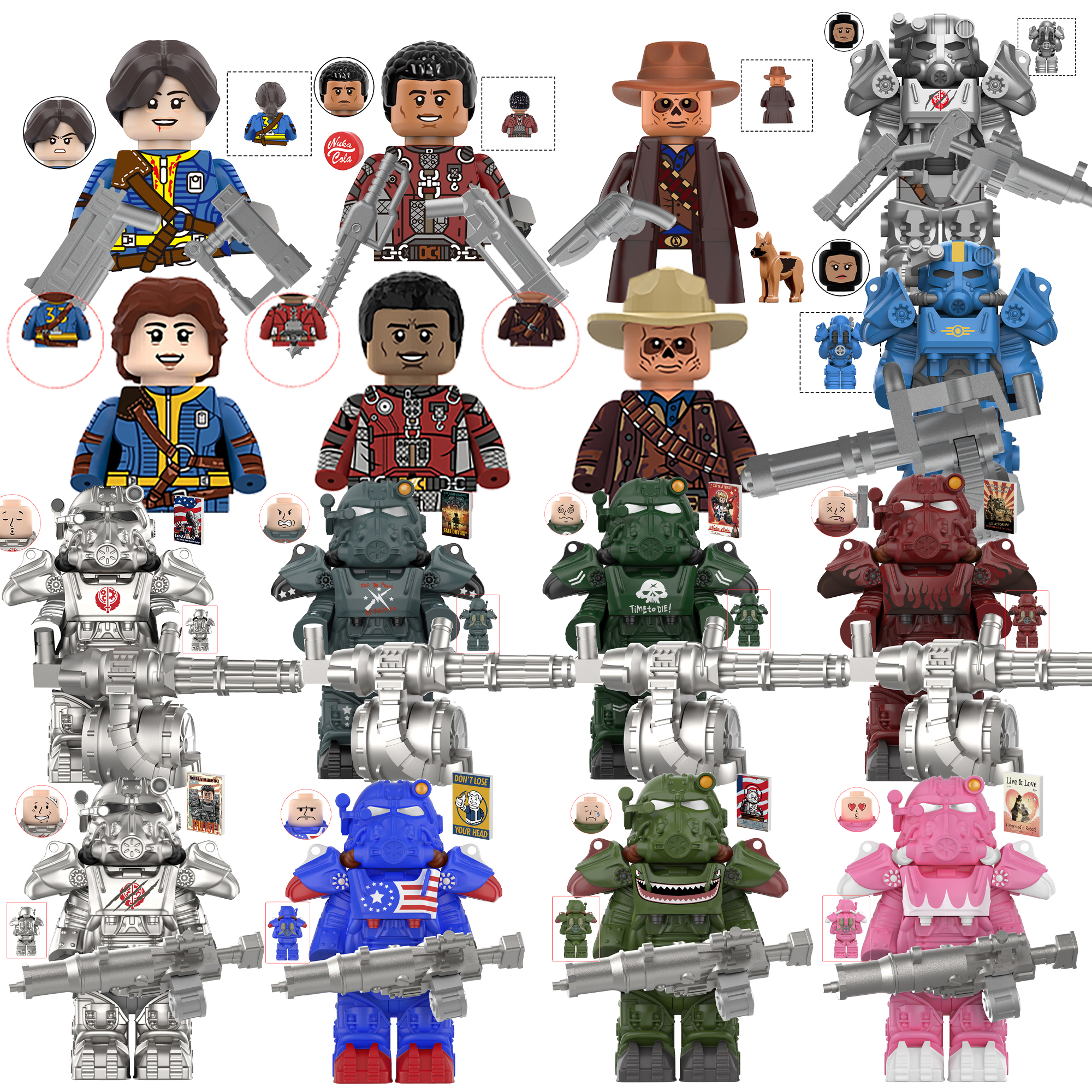 Model Kit Gunpla - New BoS Game T60 Power Armor