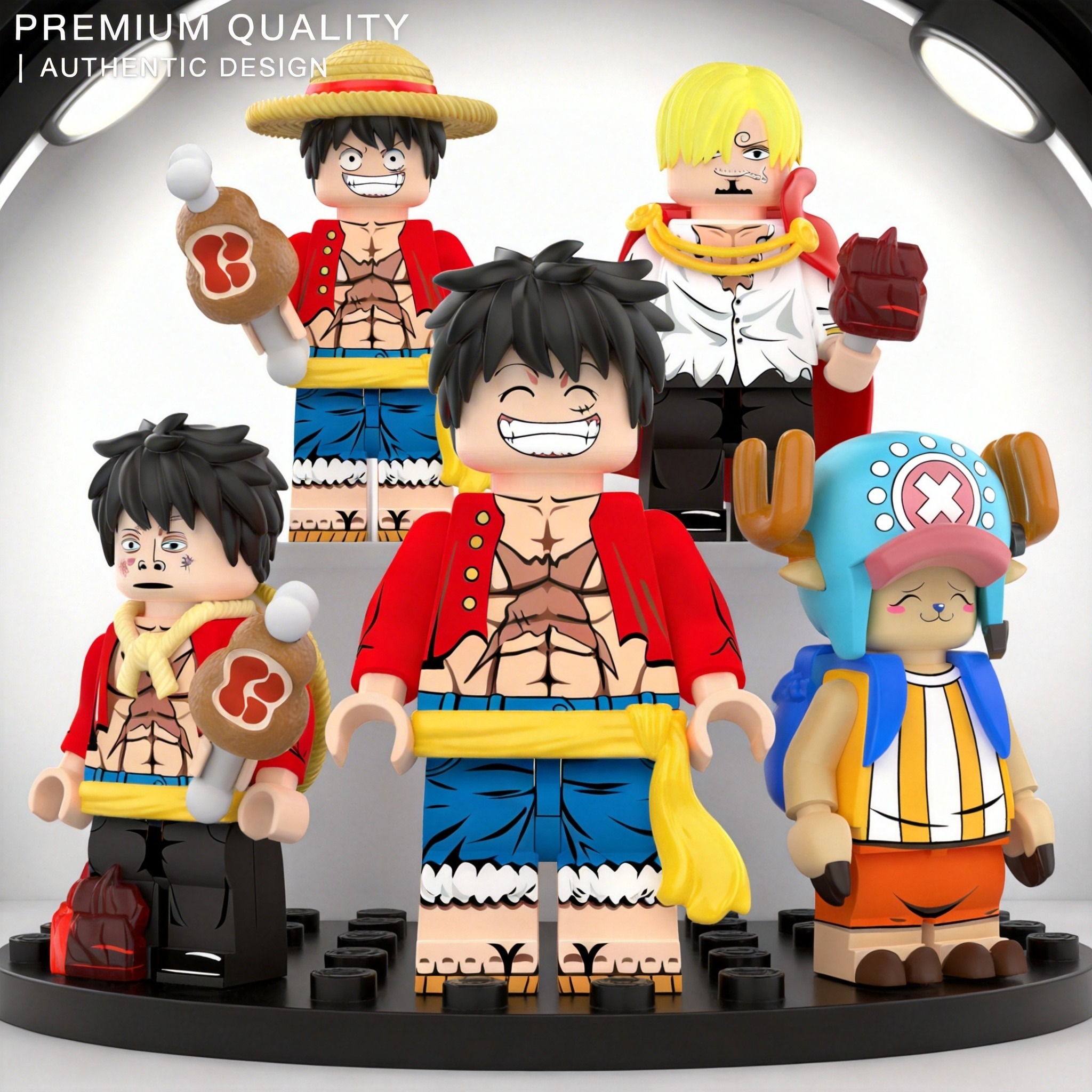 Model Kit Joints - One Piece Minifigures Lego Compatible Collectible