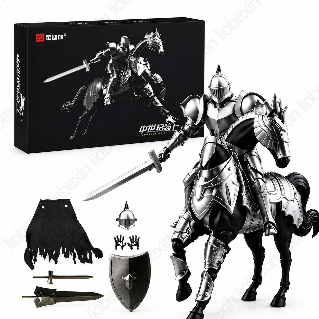 Model Kit Joints - Medieval Knight Action Figure Set with