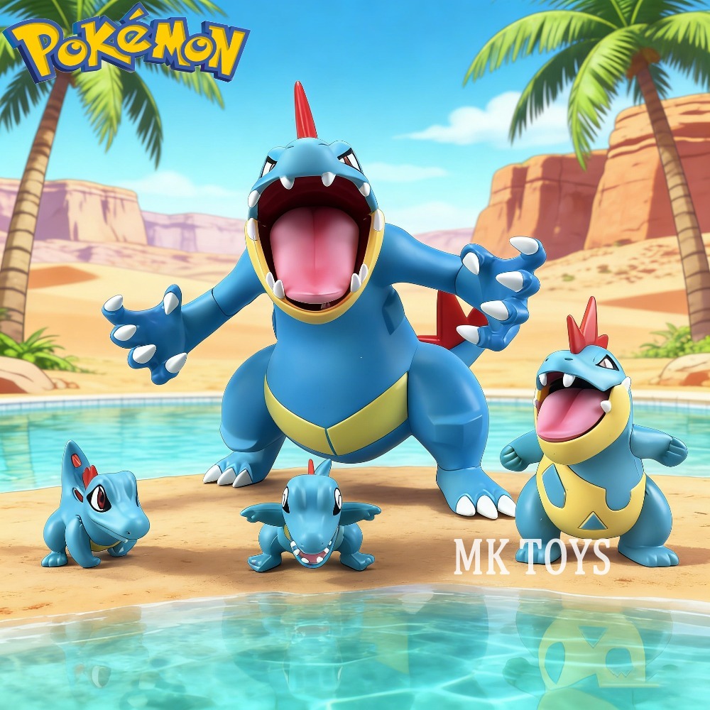 Model Kit Kyogre - Anime Pokemon Figure Feraligatr Evolutionary Group