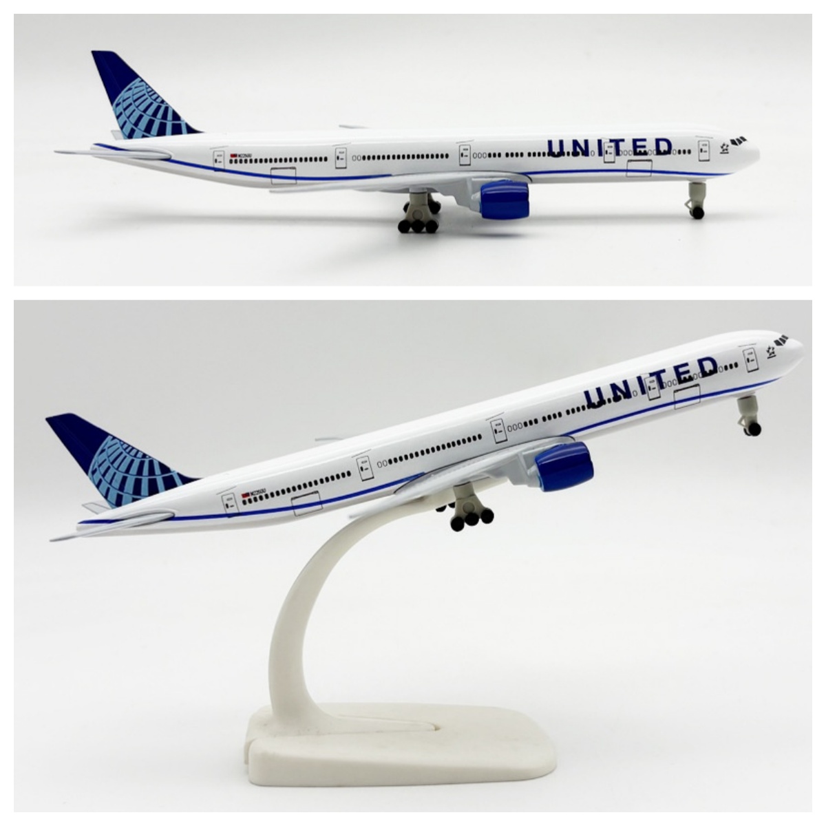 Model Kit Aircraft - 20CM Toy planes 777 B777 United