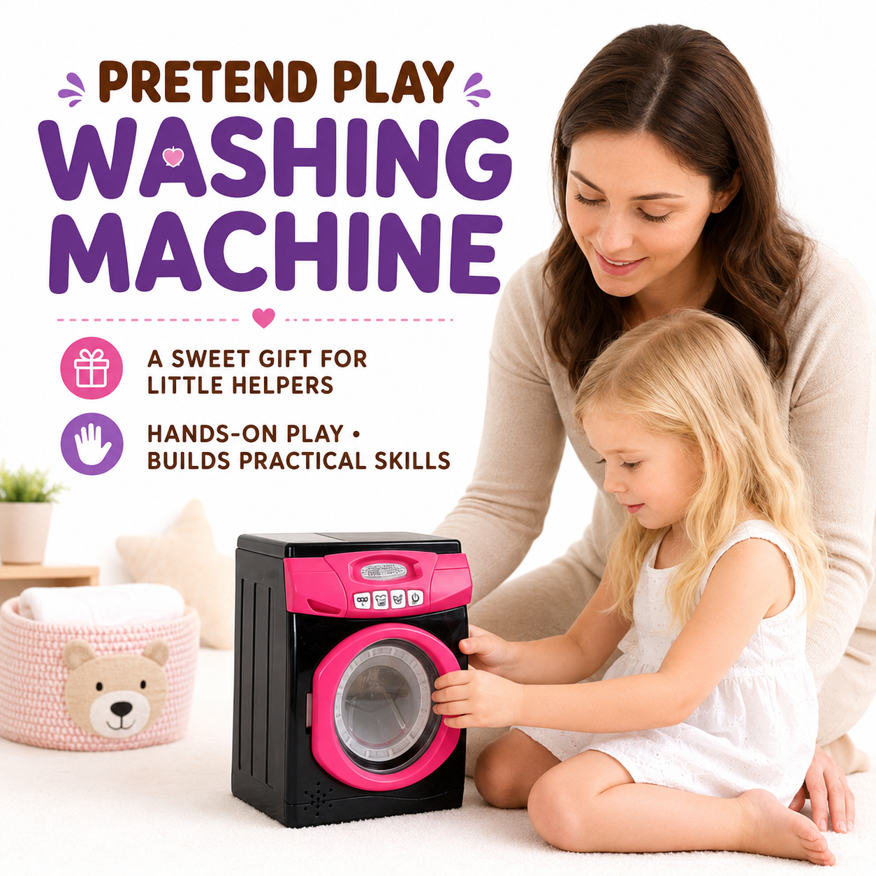 Simulation Washing Machine Toy - Wash Effect Set avis et prix