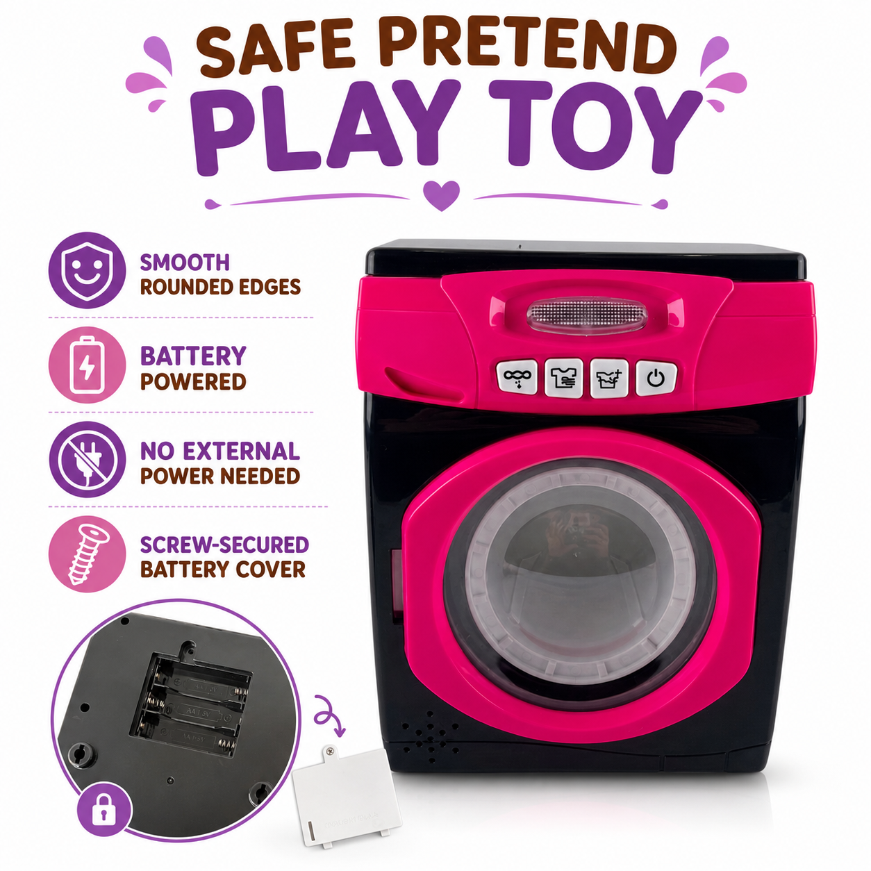 Simulation Washing Machine Toy - Wash Effect Set avis et prix