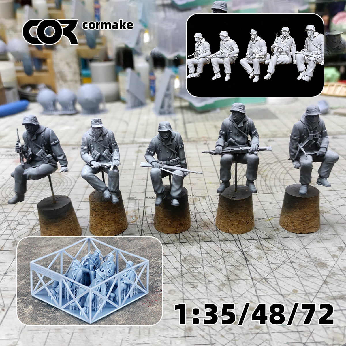 Assembly 3d Resin Group of Res - Model Kit Gunpla avis et prix