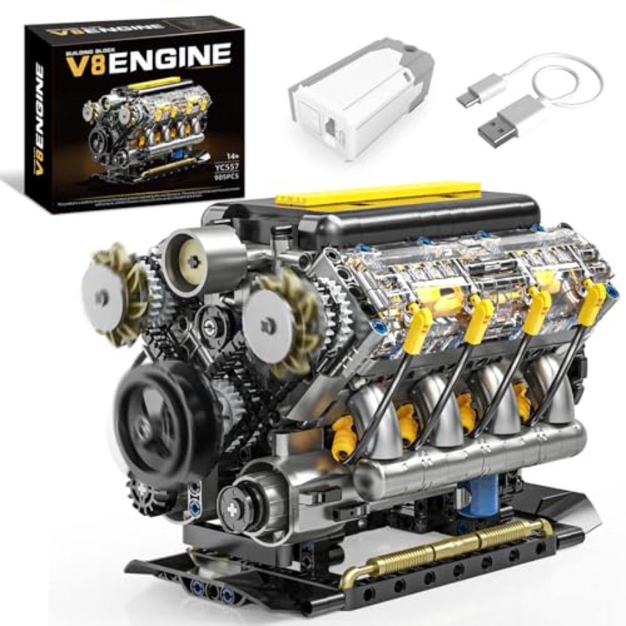 V8 Engine Model Kit that Runs, - Model Kit V8 Engine avis et prix
