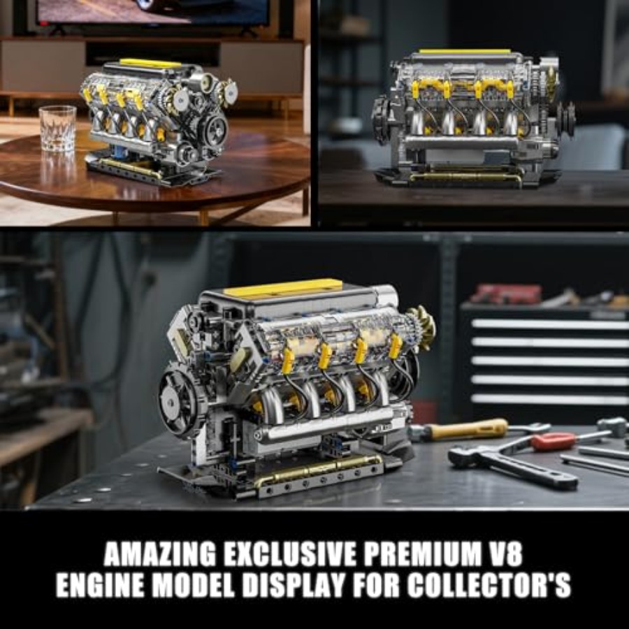 V8 Engine Model Kit that Runs, - Model Kit V8 Engine avis et prix