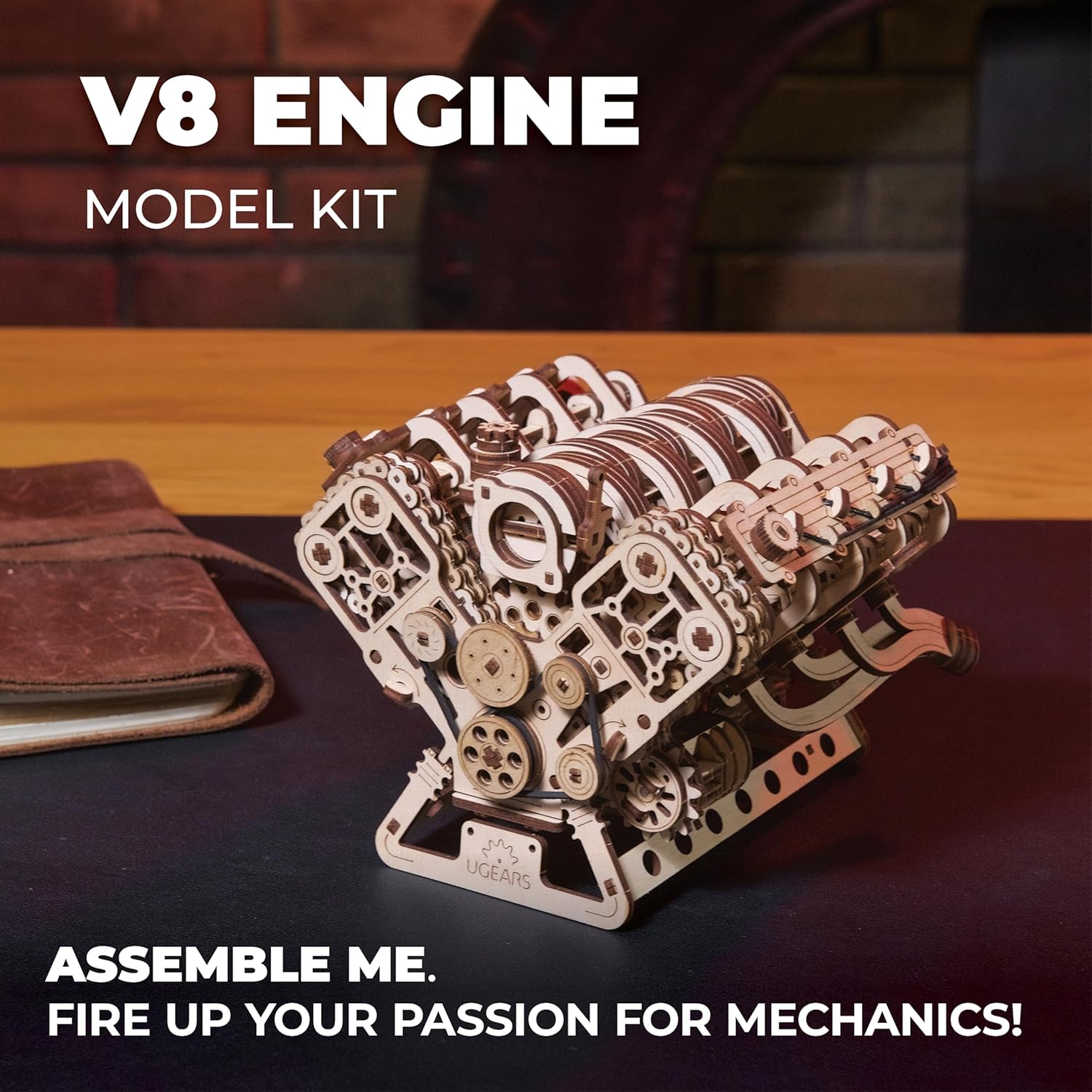 V8 Engine Model Kit - Advanced - Model Kit V8 Engine avis et prix