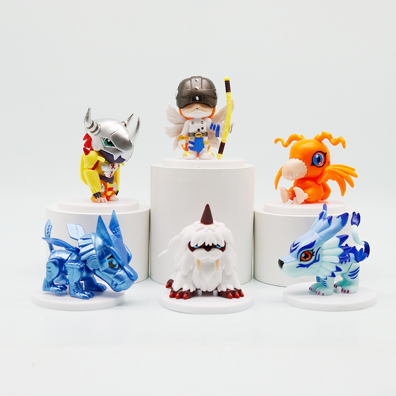 6pcs/set Digital Monster Kawai - Model Kit Digimon avis et prix