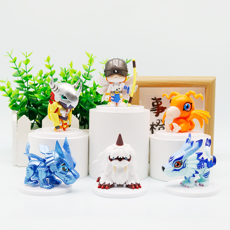 6pcs/set Digital Monster Kawai - Model Kit Digimon avis et prix