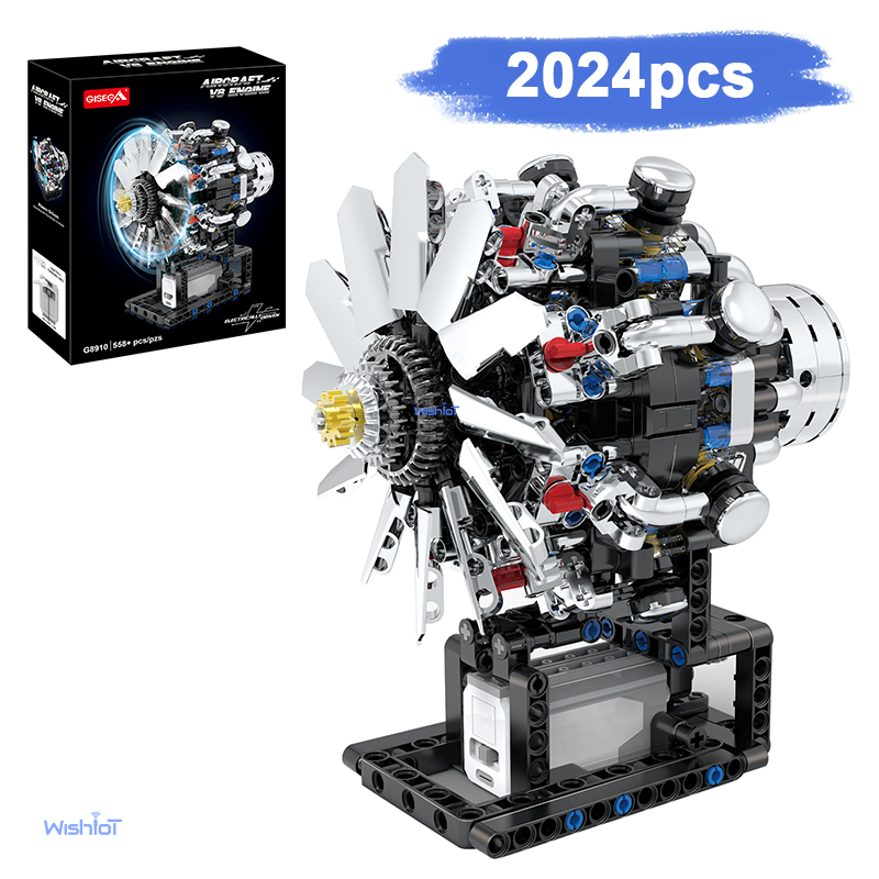 G8910 Aviation V8 Engine 558pc - Model Kit V8 Engine avis et prix