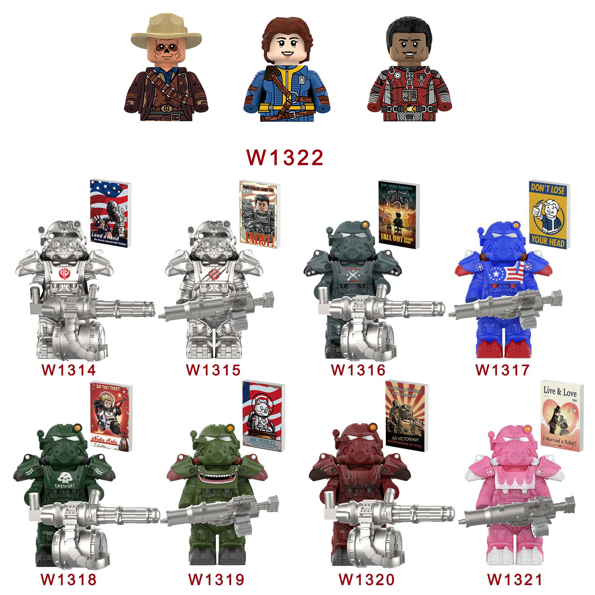 New BoS Game T60 Power Armor A - Model Kit Gunpla avis et prix