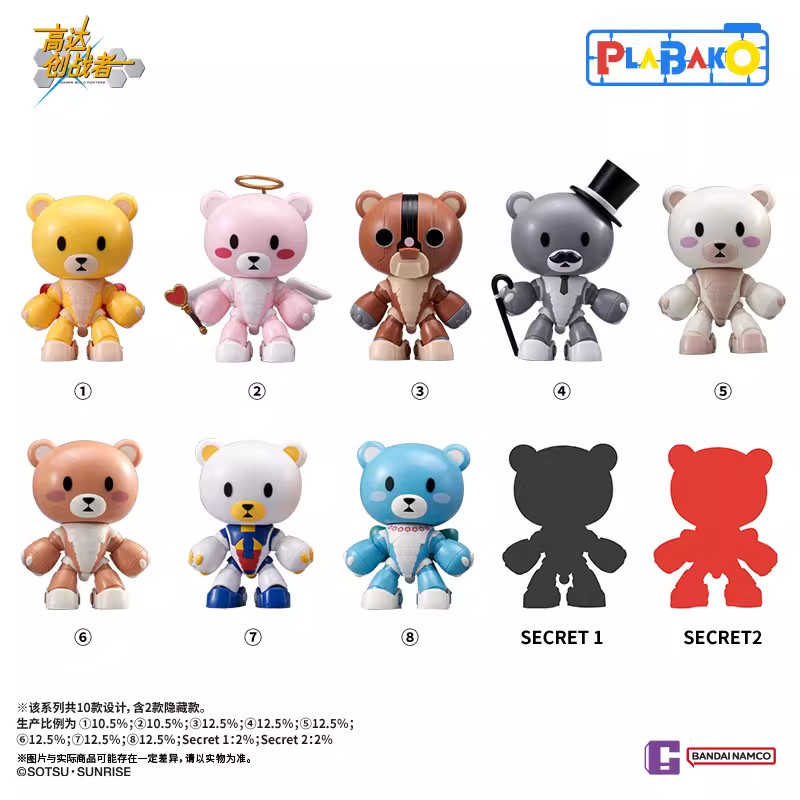 Authentic Bandai PLABAKO Bear  - Model Kit Gundam Bandai avis et prix