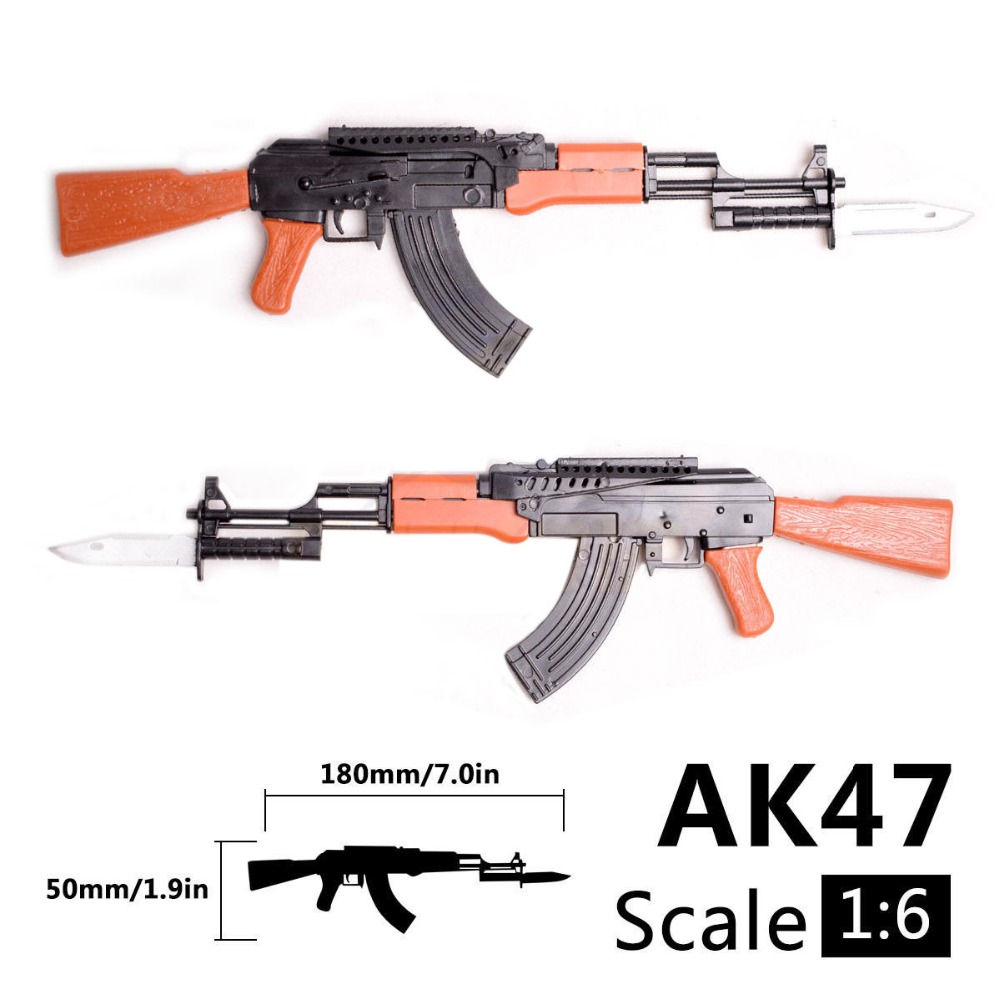1/6 AK47 Assault Rifle  Plasti - Model Kit Gunpla avis et prix
