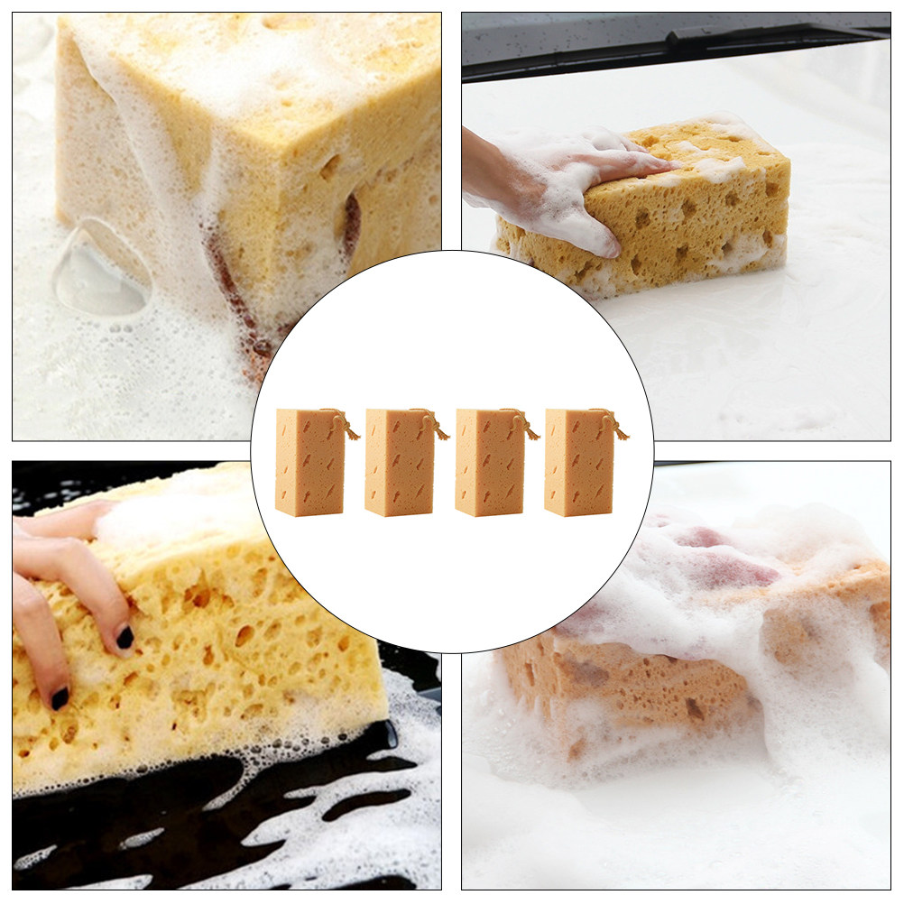 4Pcs Car Wax Sponge Set Soft A - Wash Effect Set avis et prix