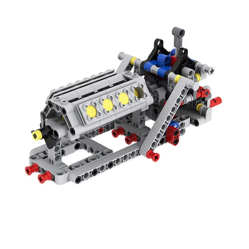 4-Speed Gearbox + V8 Engine Mo - Model Kit V8 Engine avis et prix