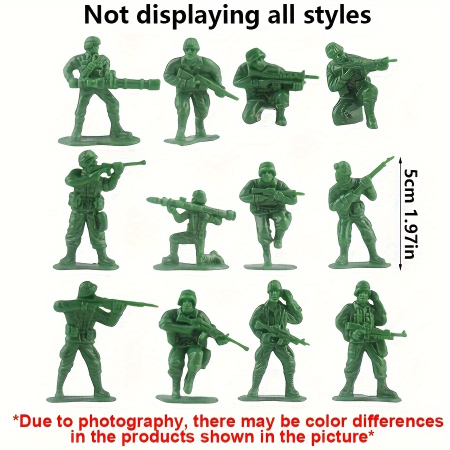 52pcs 5cm Green Military Tacti - Model Kit Gunpla avis et prix
