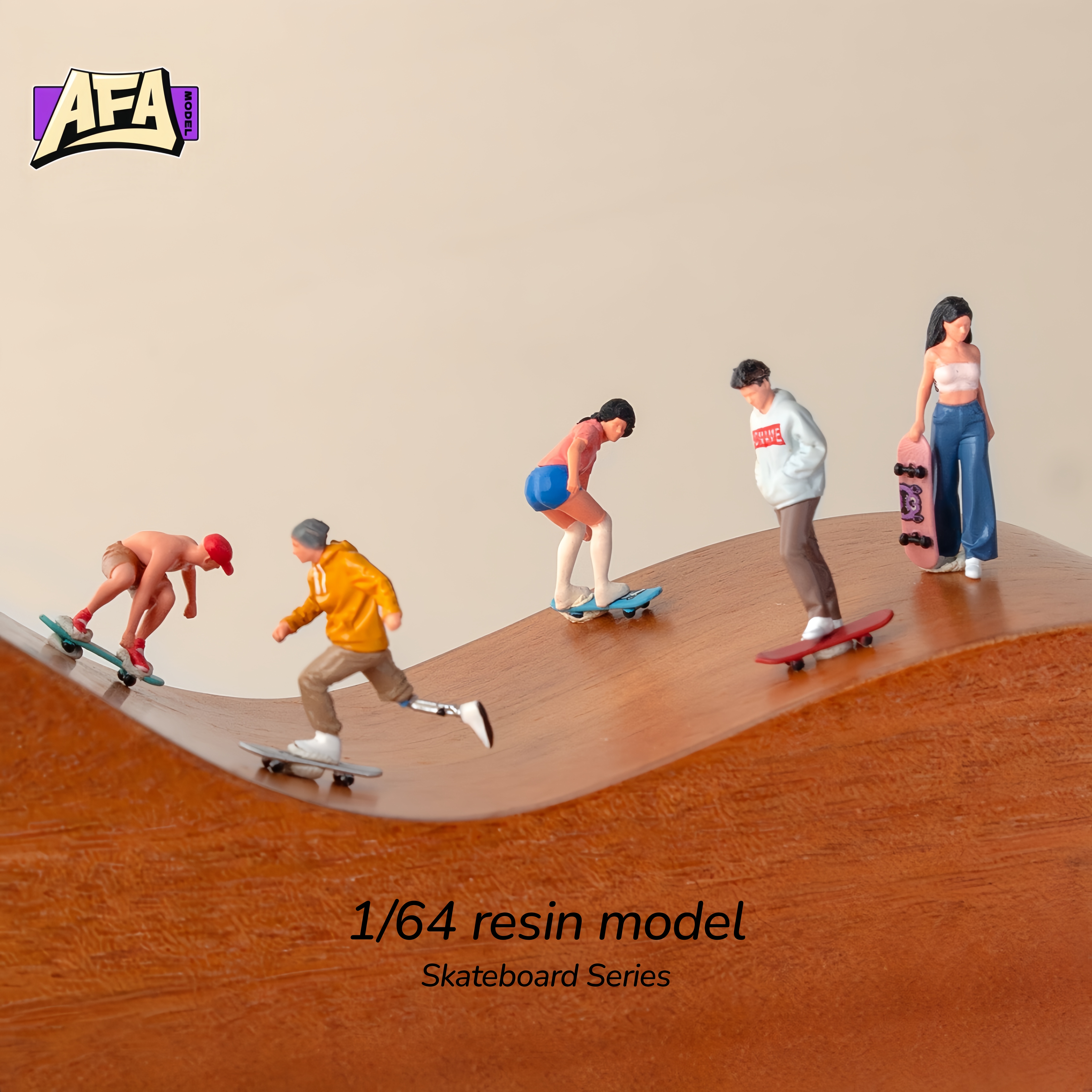 1 64 resin diorama skate Minia - Model Kit Ixchel avis et prix
