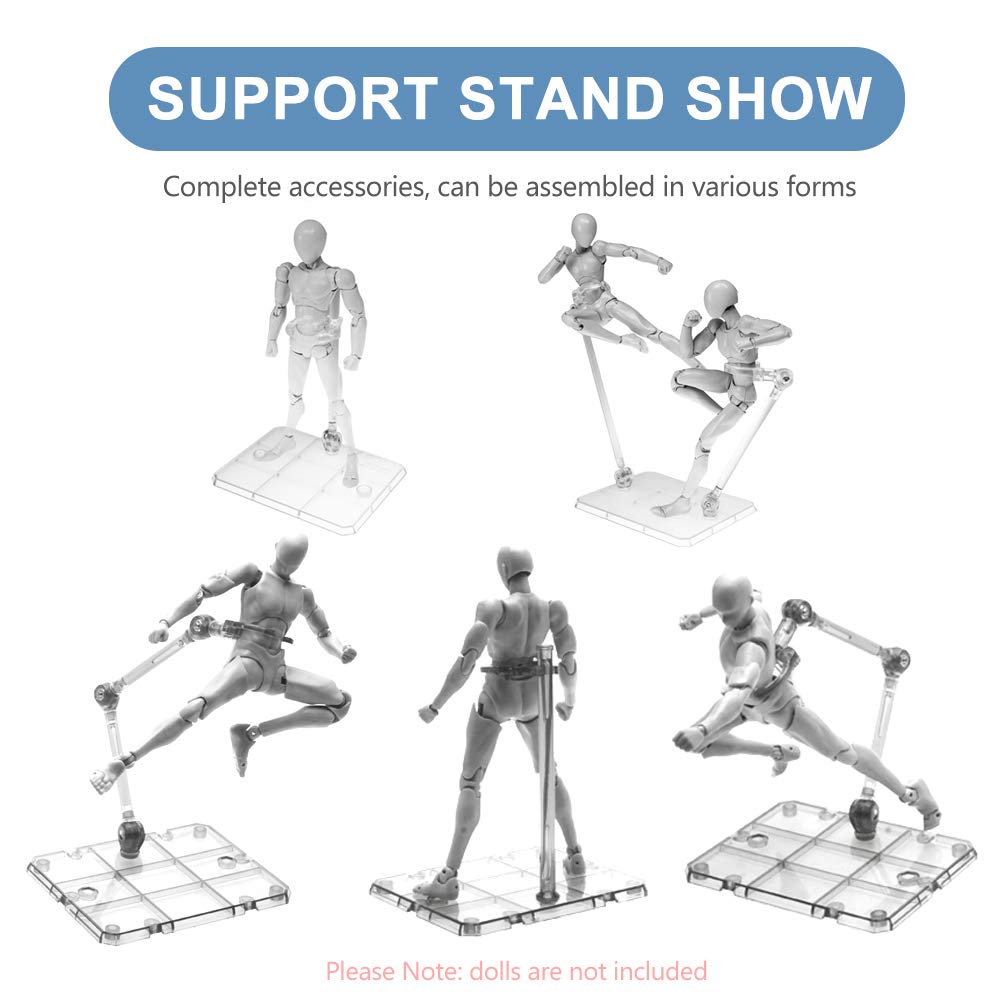 Clear Action Figure Stand,Asse - Model Kit Gunpla avis et prix