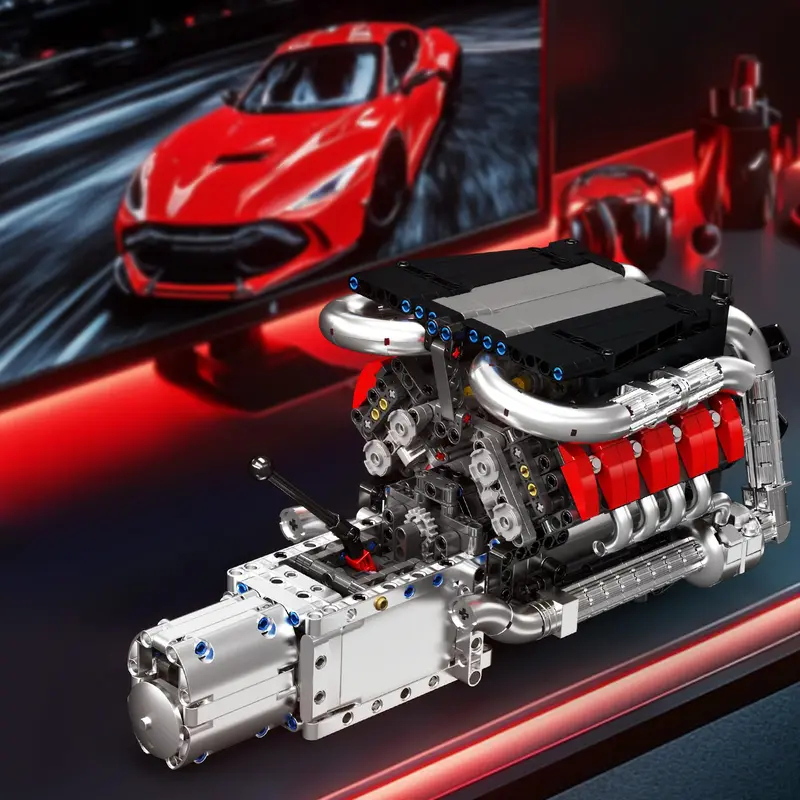 Mould King 10203 1169Pcs Super - Model Kit V8 Engine avis et prix