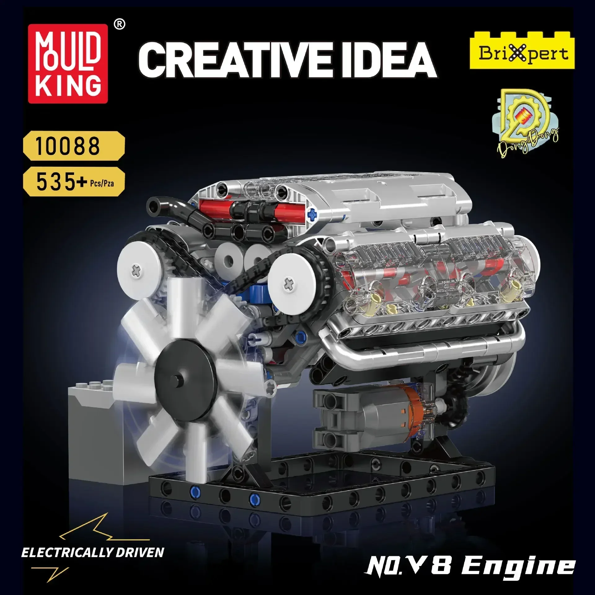 Mould King V8 Engine Building  - Model Kit V8 Engine avis et prix