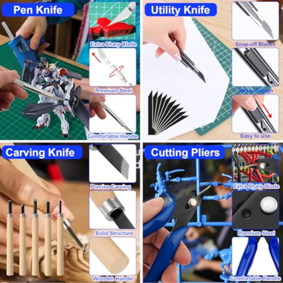Gundam Tool Kit, 170 Pcs Profe - Model Kit Gunpla avis et prix