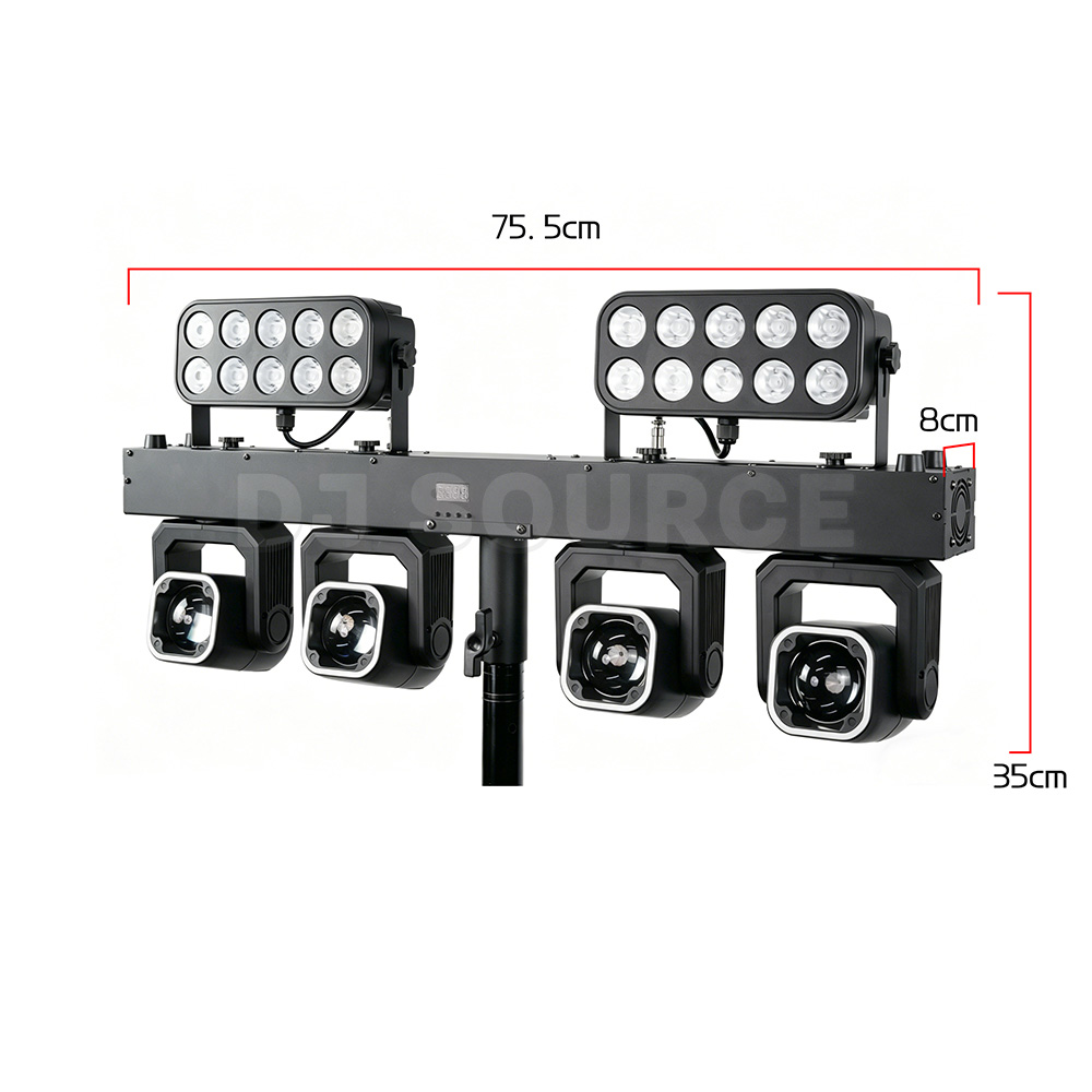 Par set LED RGBW 4in1 4x40W Be - Wash Effect Set avis et prix