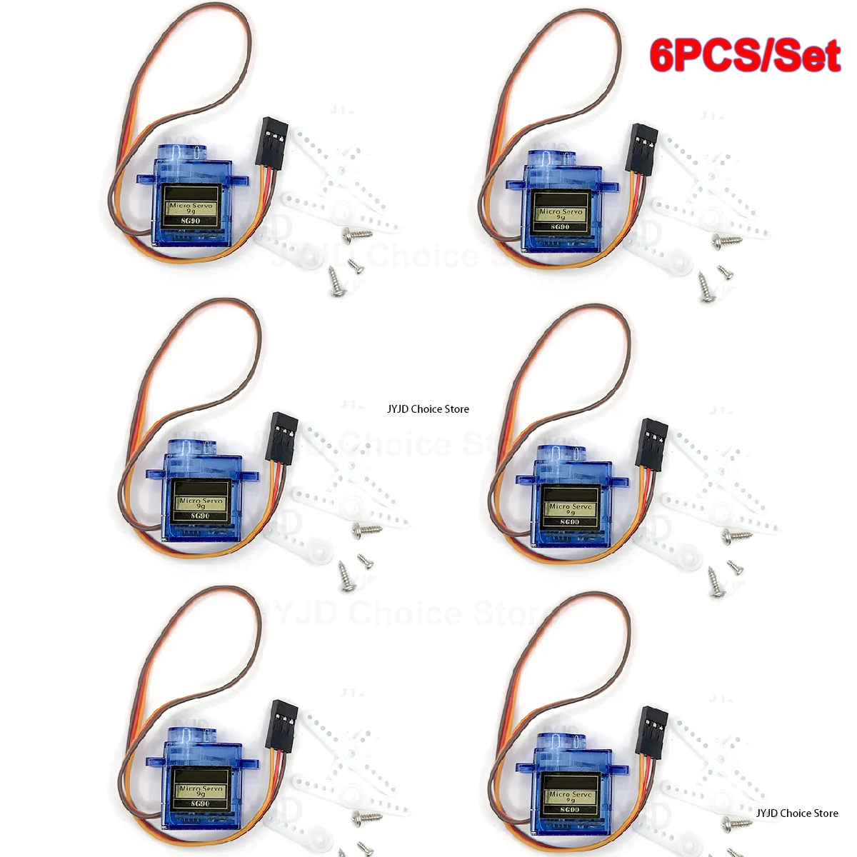6pcs Sg90 9g Micro Servo Motor - Model Kit Aircraft avis et prix