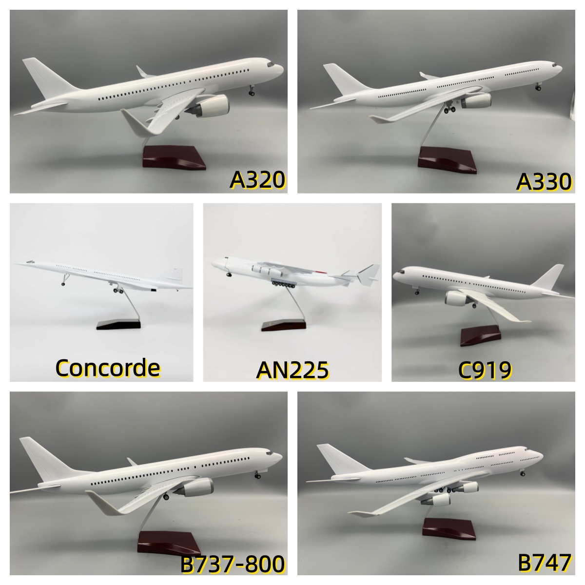 47CM Blank White DIY Airplane  - Model Kit Ixchel avis et prix