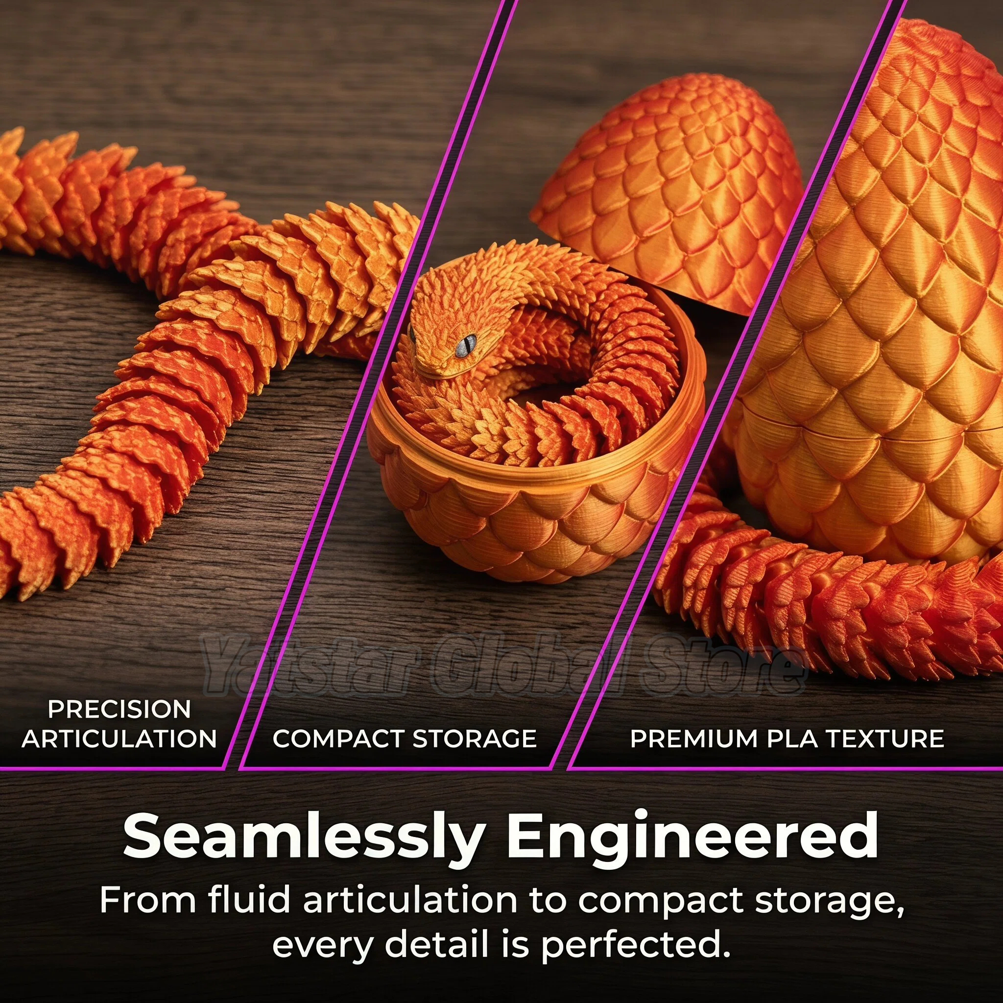 3D Printed Snake Egg Toy Creat - Model Kit Joints avis et prix