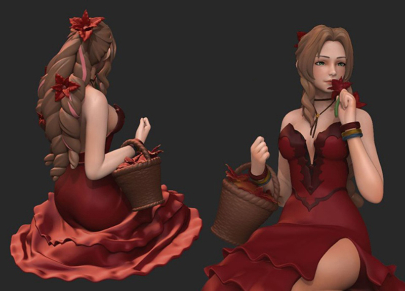 Resin Figure Kit  Aerith Gains - Model Kit Oberon avis et prix
