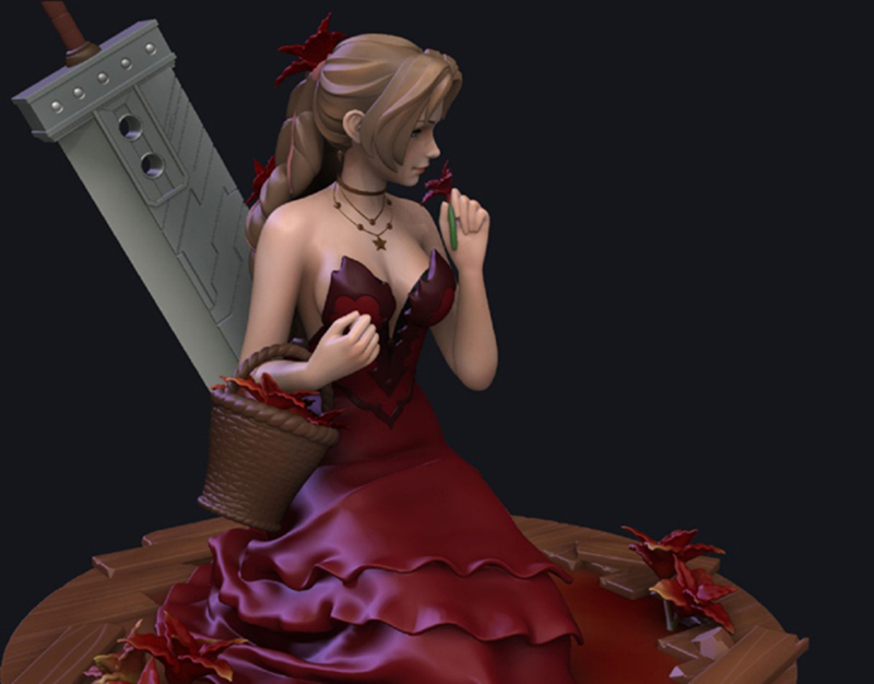 Resin Figure Kit  Aerith Gains - Model Kit Oberon avis et prix