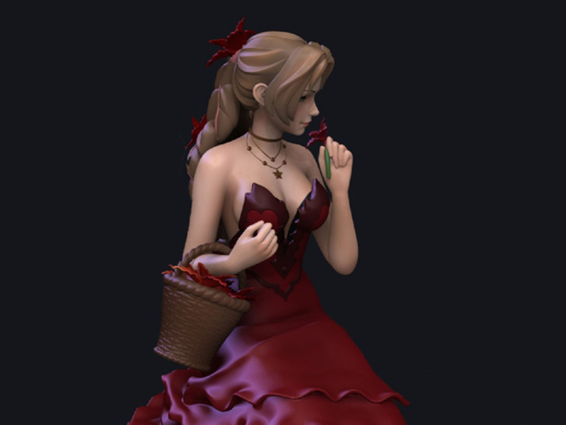 Resin Figure Kit  Aerith Gains - Model Kit Oberon avis et prix