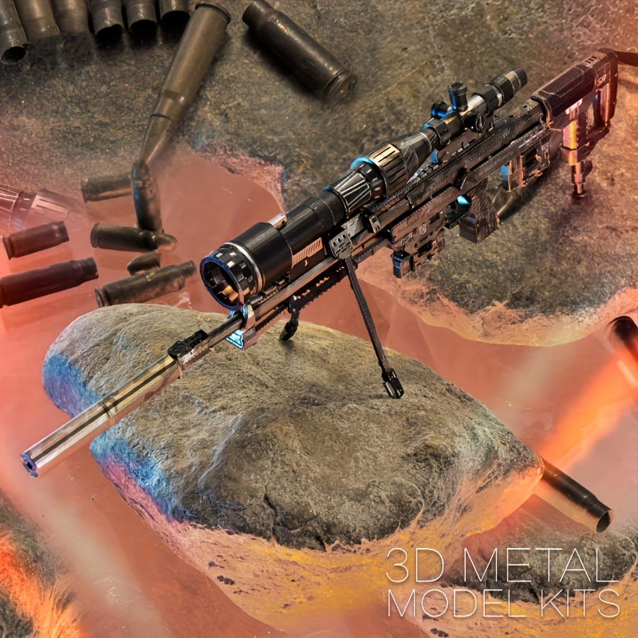 3D Metal Puzzle Gun Model DIY  - Model Kit Gunpla avis et prix