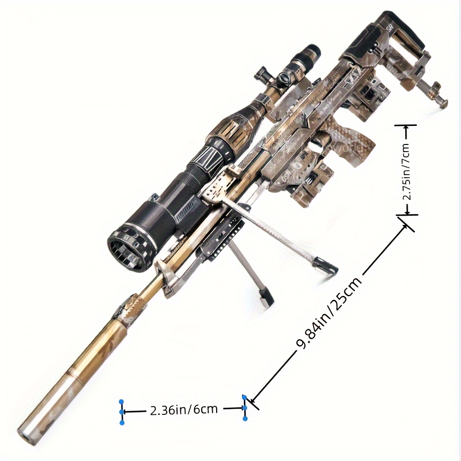 3D Metal Puzzle Gun Model DIY  - Model Kit Gunpla avis et prix